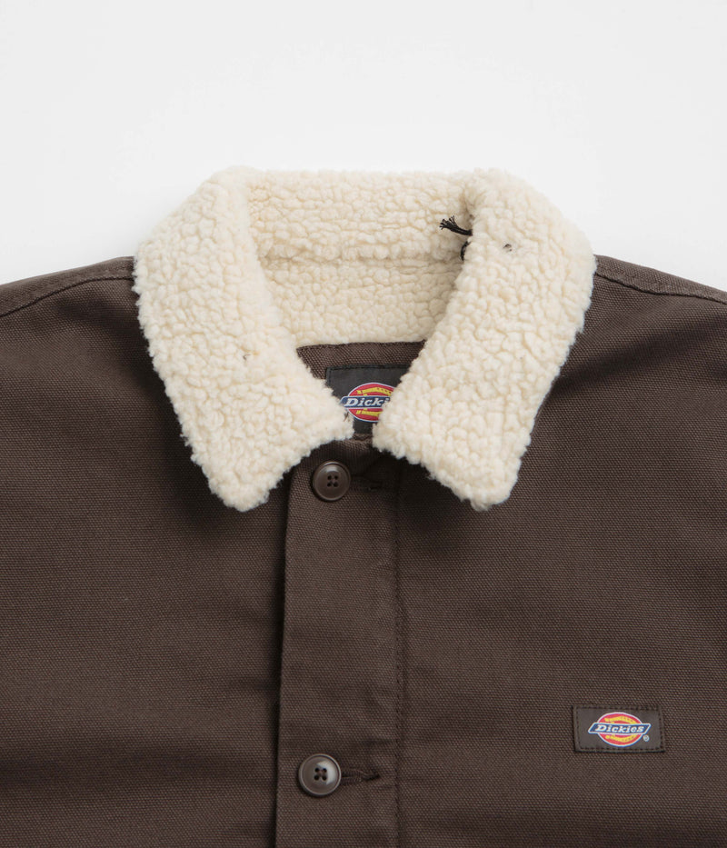 Dickies Duck Canvas Deck Jacket in Dark Brown