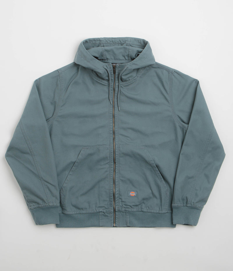 Dickies Duck Canvas Hooded Unlined Jacket in Stormy Weather