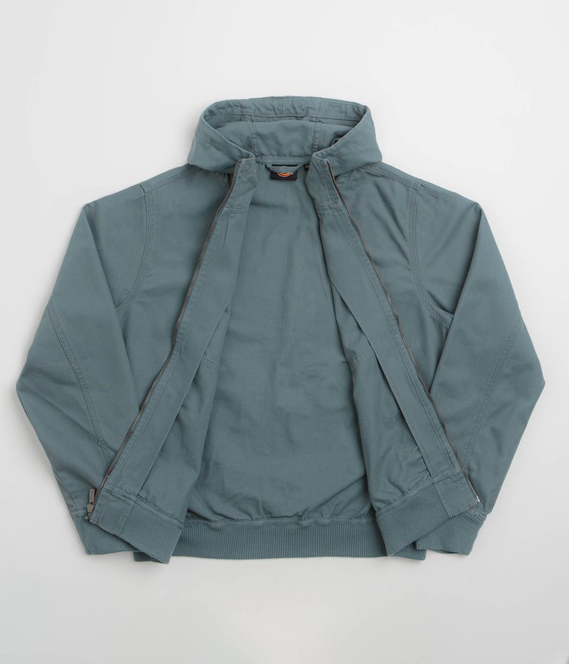 Dickies Duck Canvas Hooded Unlined Jacket in Stormy Weather