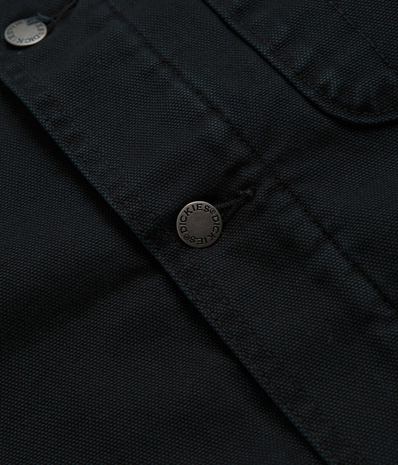 Dickies Duck High Pile Fleece Line Chore Jacket in Black