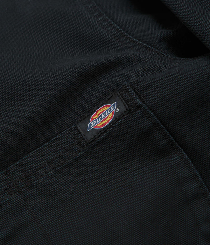 Dickies Duck High Pile Fleece Line Chore Jacket in Black