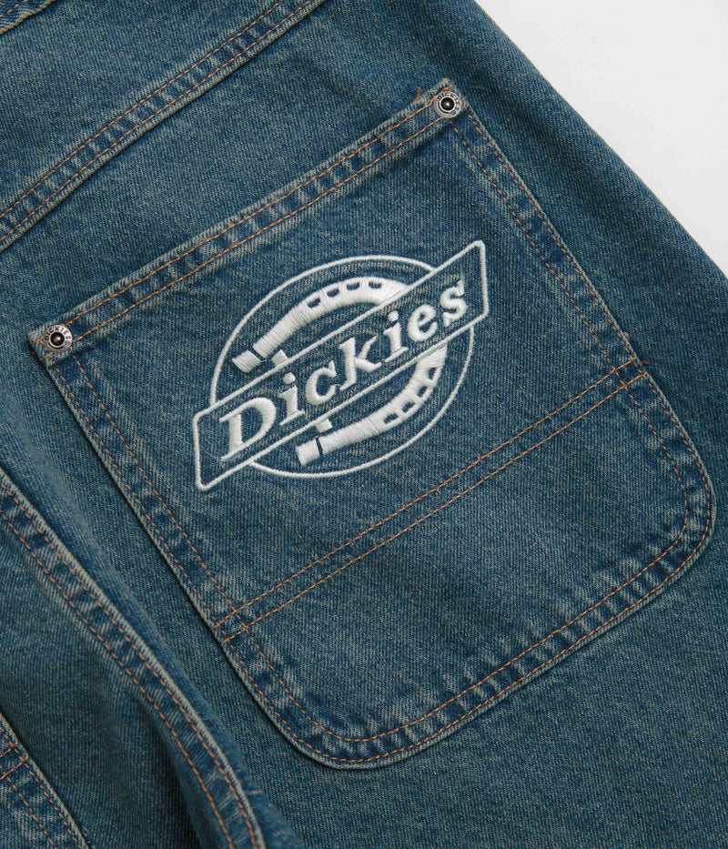 Dickies Hilham Jeans in Khaki Tinted Blue