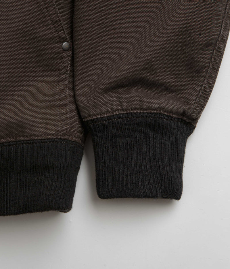 Dickies Hooded Duck Canvas Jacket in Dark Brown