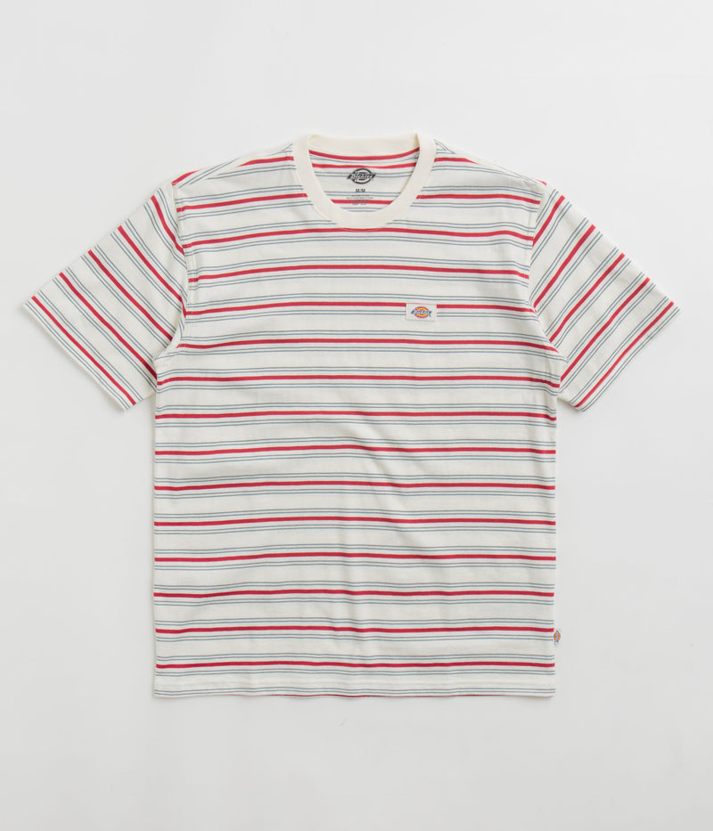Dickies Lewistown Stripe T-Shirt in Egret