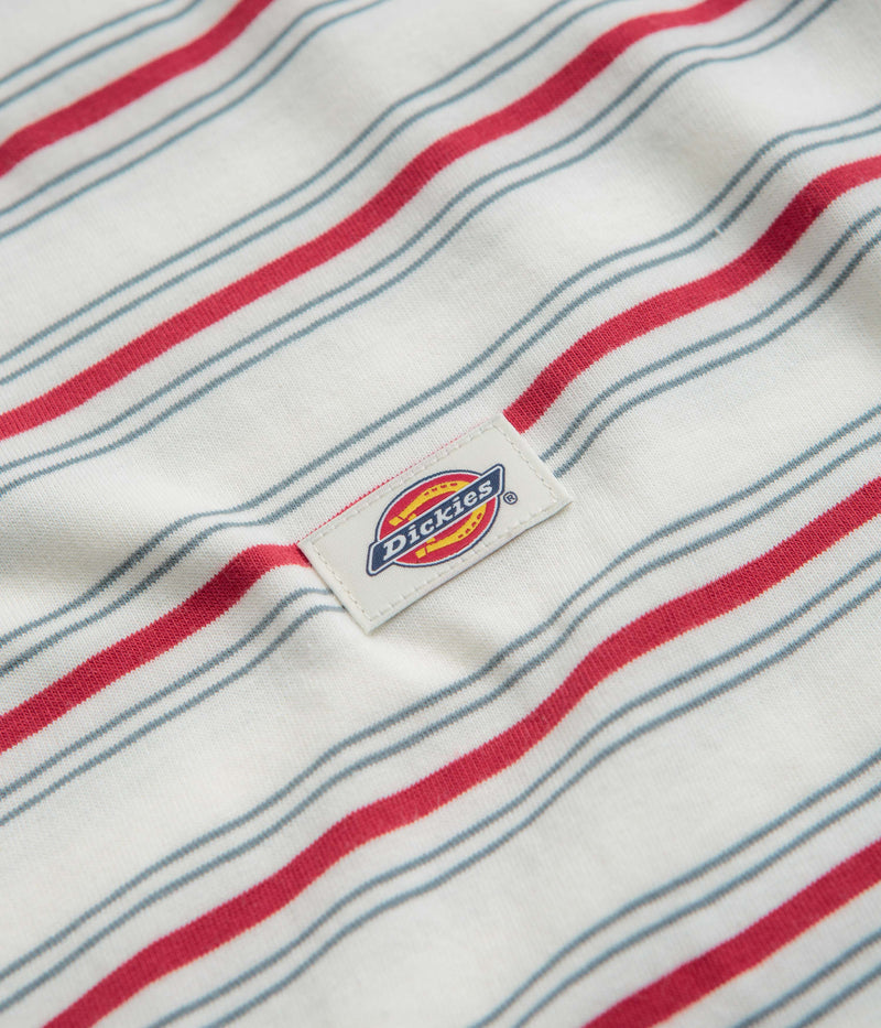 Dickies Lewistown Stripe T-Shirt in Egret