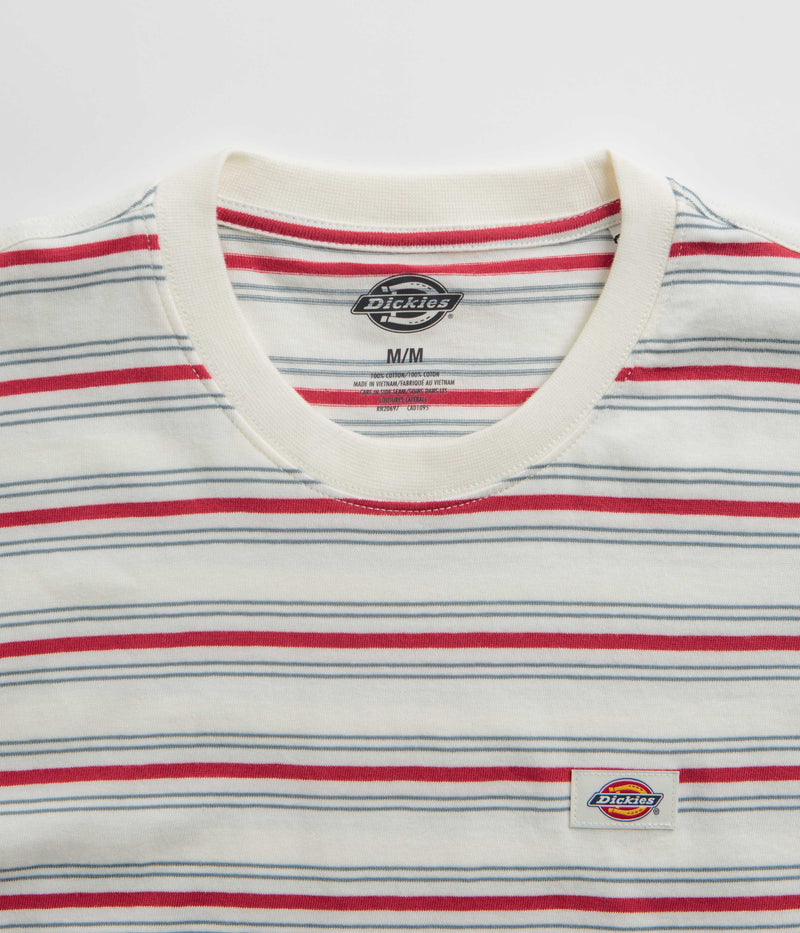 Dickies Lewistown Stripe T-Shirt in Egret