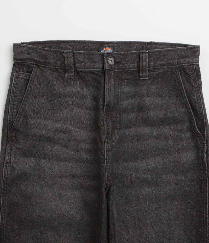 Dickies Madison Jeans in Black Wash Faded
