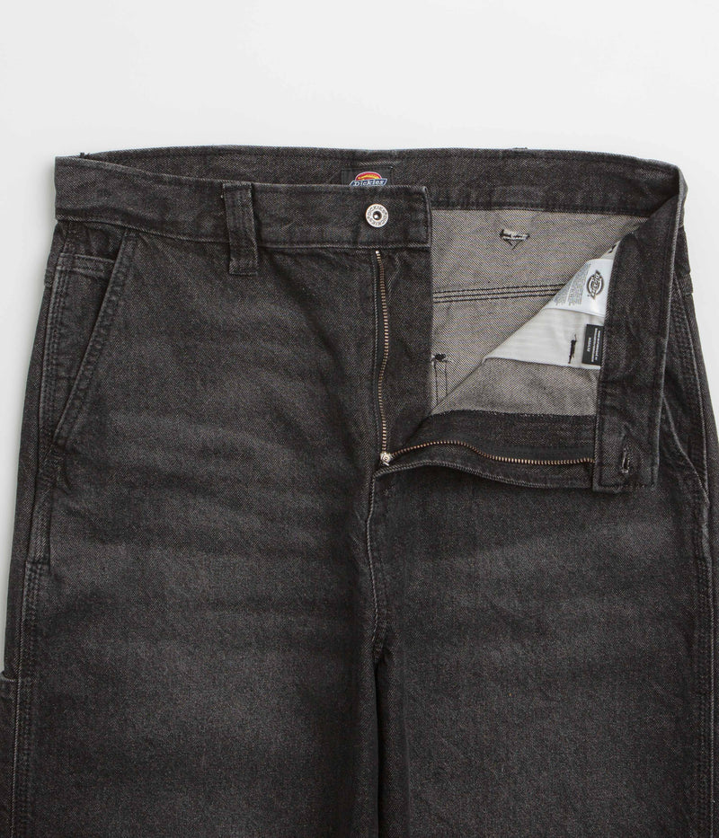 Dickies Madison Jeans in Black Wash Faded