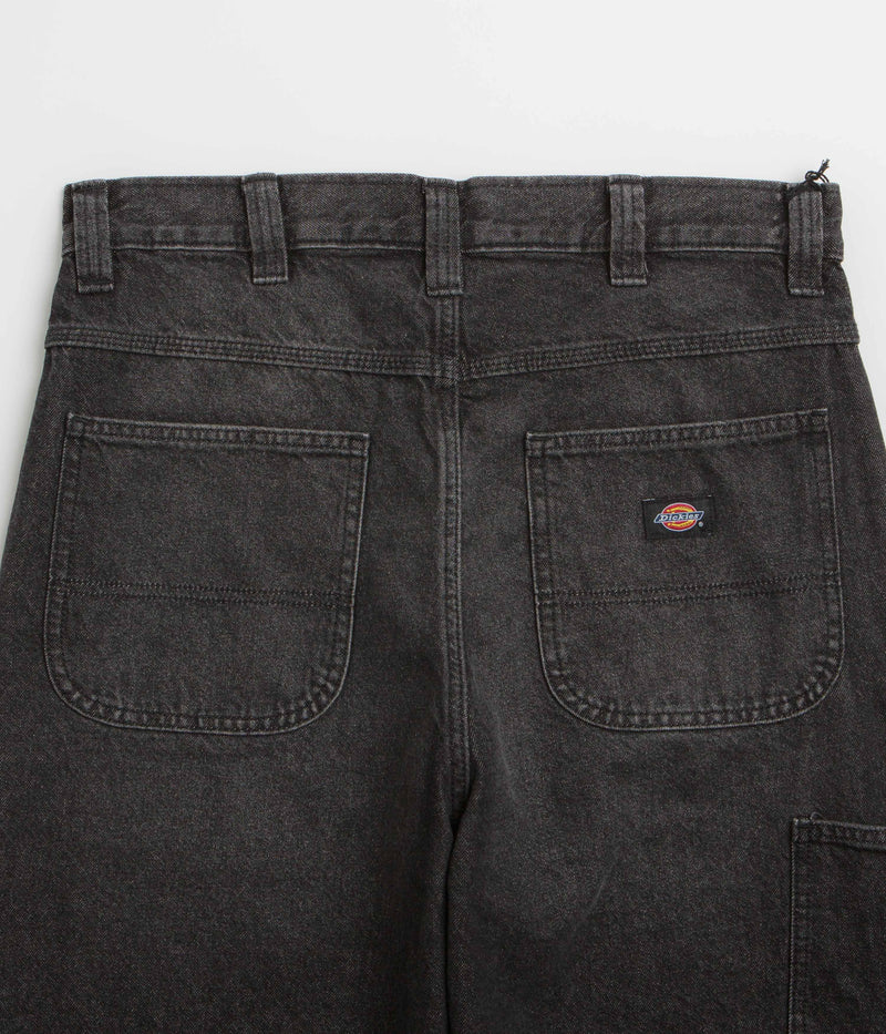 Dickies Madison Jeans in Black Wash Faded