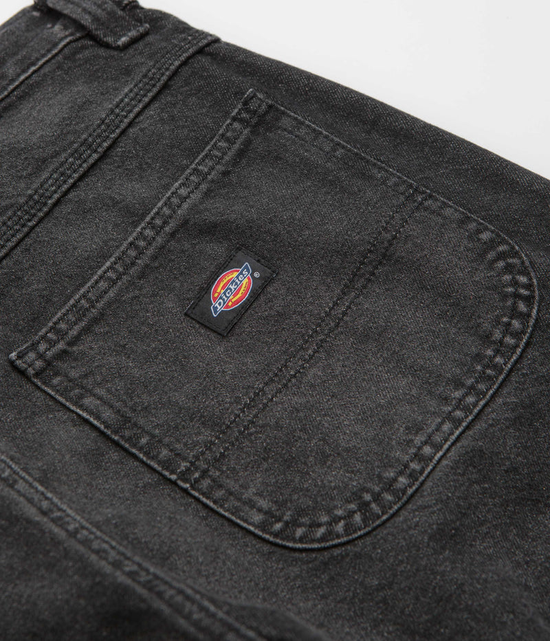 Dickies Madison Jeans in Black Wash Faded