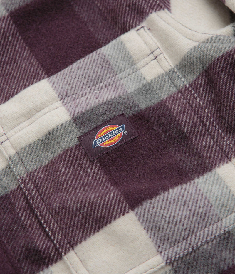 Dickies Plaid Coaling Shirt in Plum Perfect