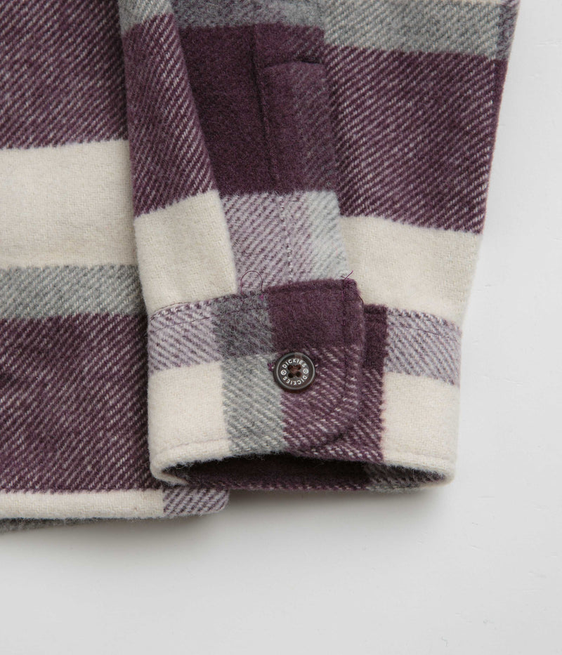 Dickies Plaid Coaling Shirt in Plum Perfect