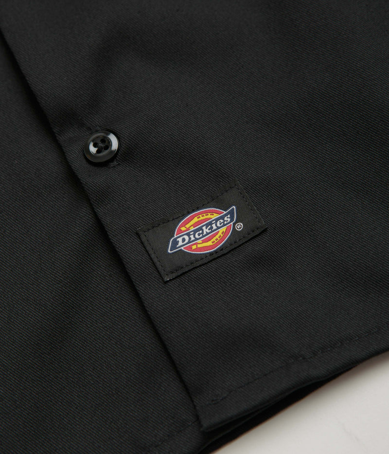 Dickies Short Sleeve Work Shirt in Black and Black