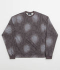 Dime Abstract Long Sleeve T-Shirt in Static Black