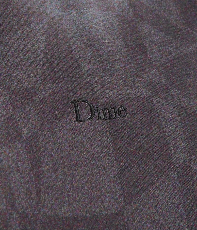 Dime Abstract Long Sleeve T-Shirt in Static Black