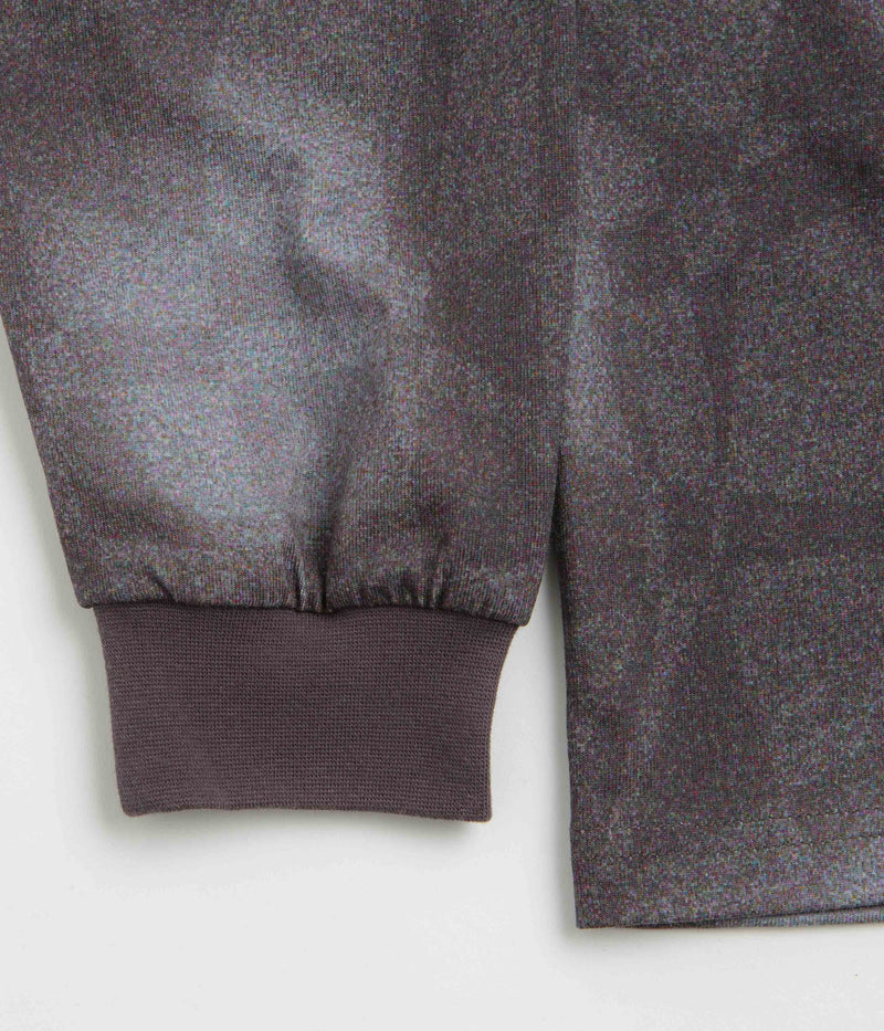 Dime Abstract Long Sleeve T-Shirt in Static Black