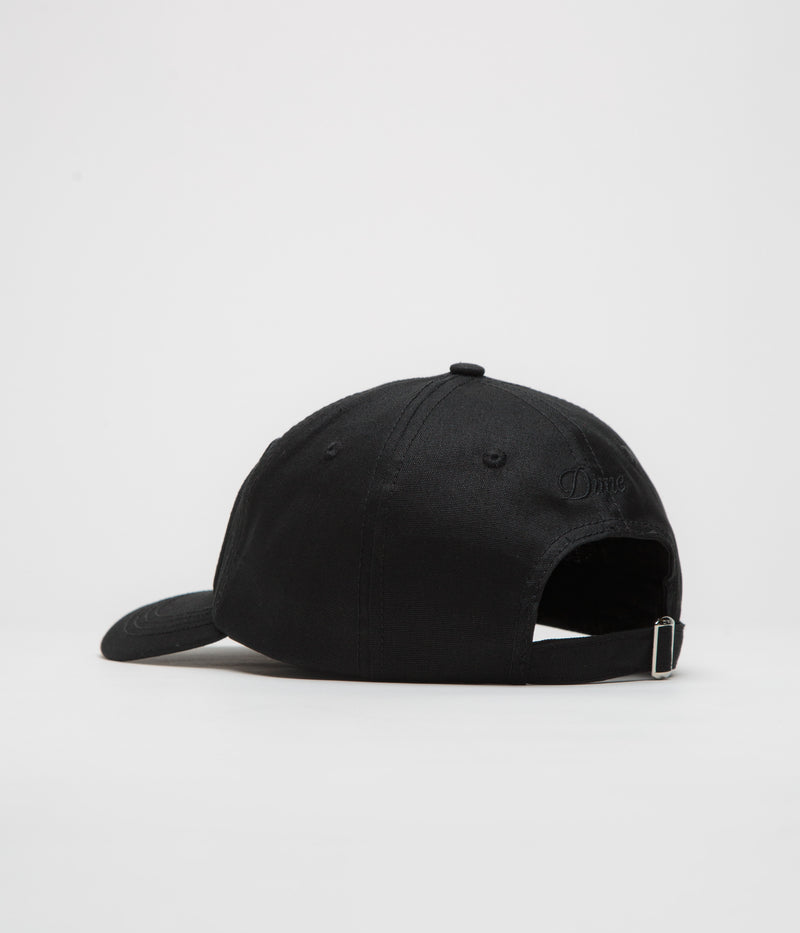 Dime Big Cursive Low Pro Cap in Black