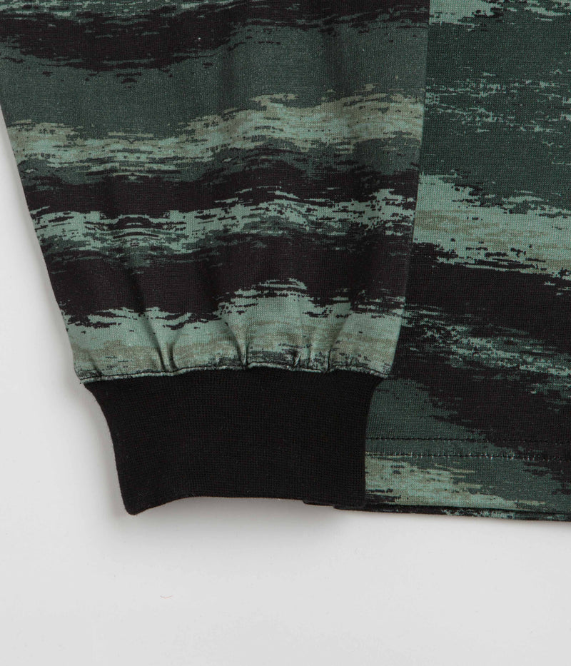Dime Brushstroke Shirt in Hunter Green