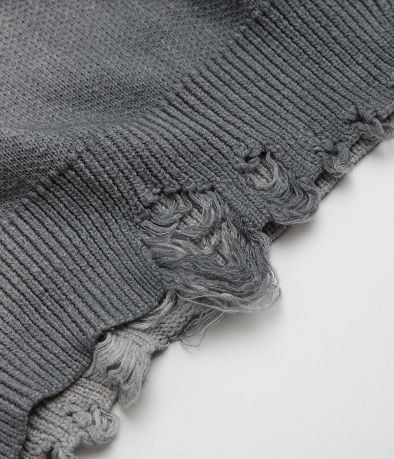 Dime Cat Knit Sweatshirt in Storm