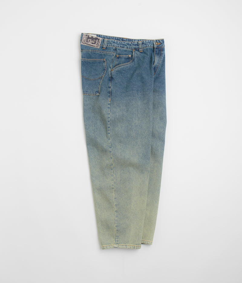 Dime Classic Baggy Jeans in Dipped Sandblasted Indigo