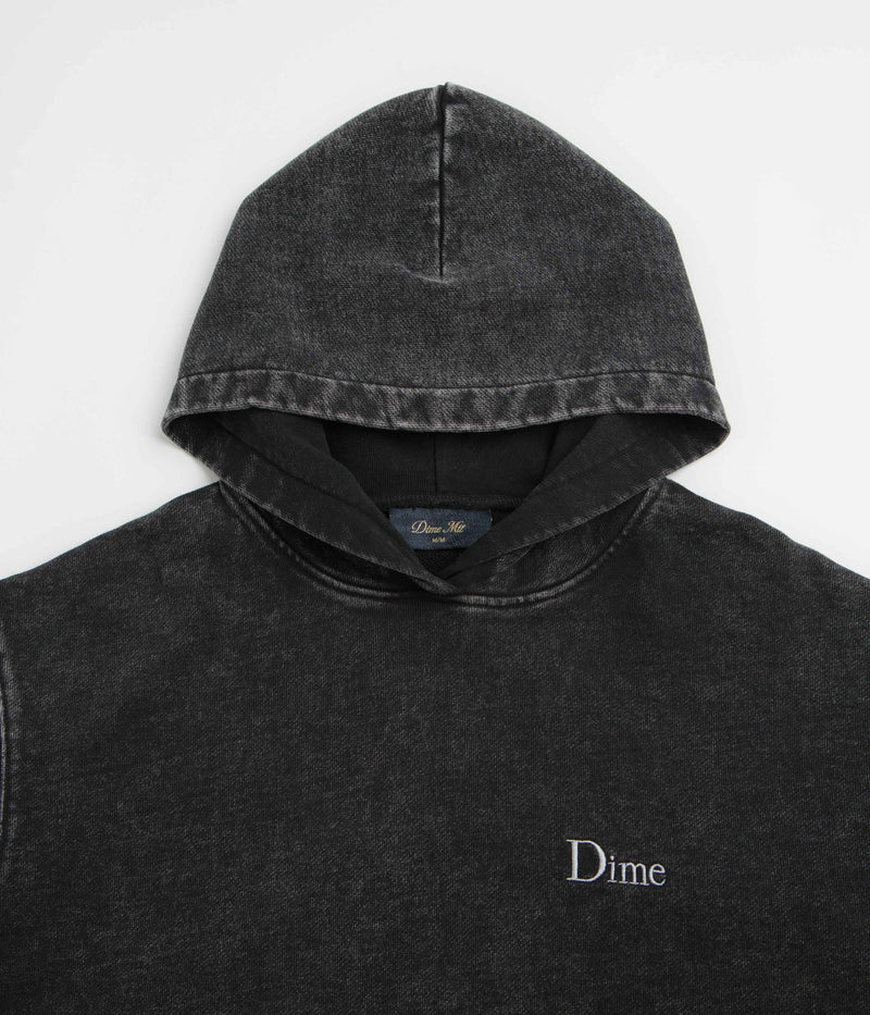 Dime Classic French Terry Hoodie in Faded Black