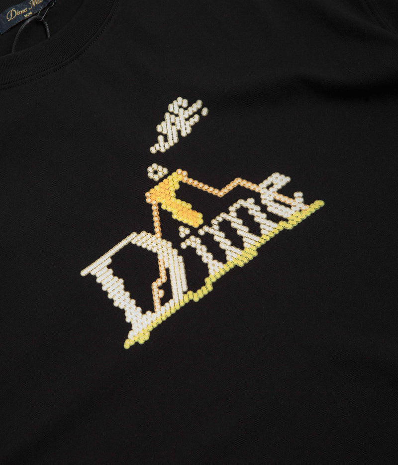 Dime Classic Lightbright T-Shirt in Black