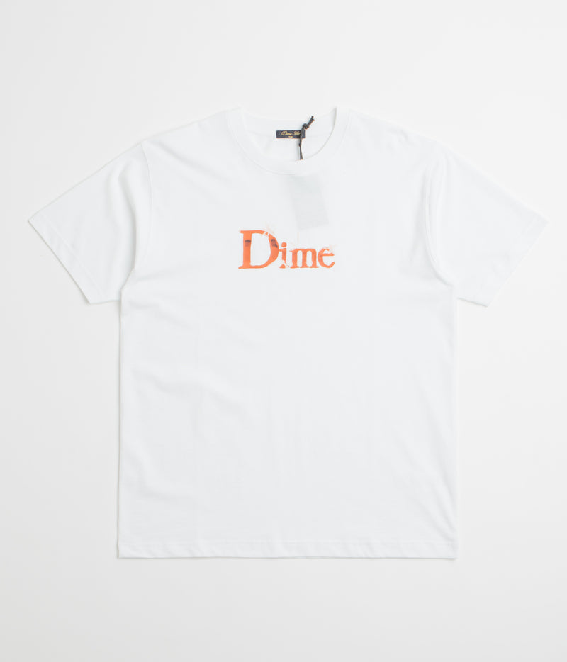 Dime Classic Shiny T-Shirt in White