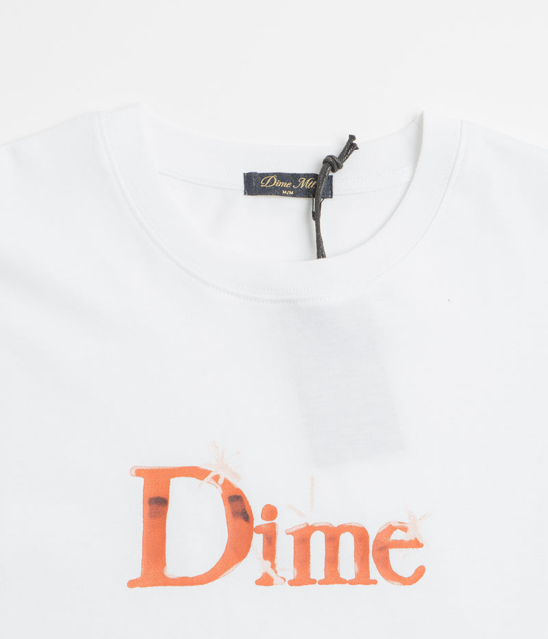 Dime Classic Shiny T-Shirt in White