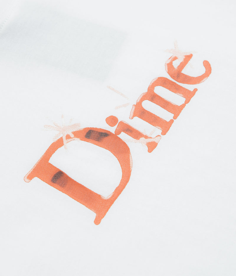 Dime Classic Shiny T-Shirt in White