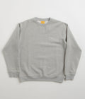 Dime Classic Small Logo Crewneck Sweatshirt in Heather Grey