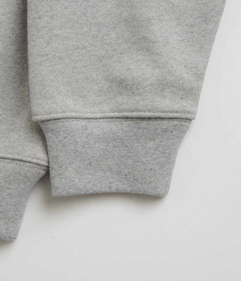 Dime Classic Small Logo Crewneck Sweatshirt in Heather Grey
