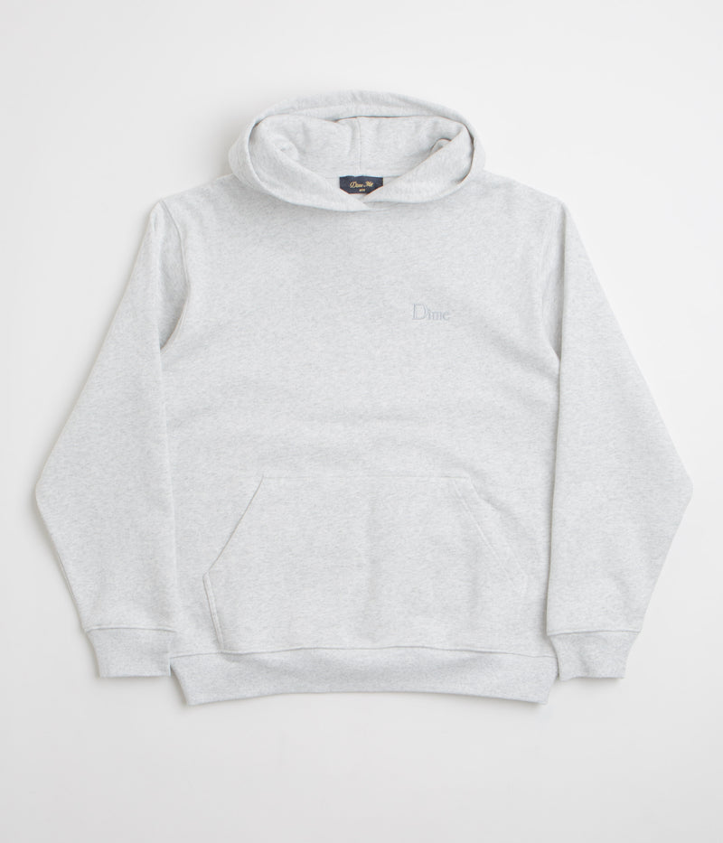 Dime Classic Small Logo Hoodie in Ash