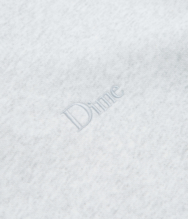 Dime Classic Small Logo Hoodie in Ash