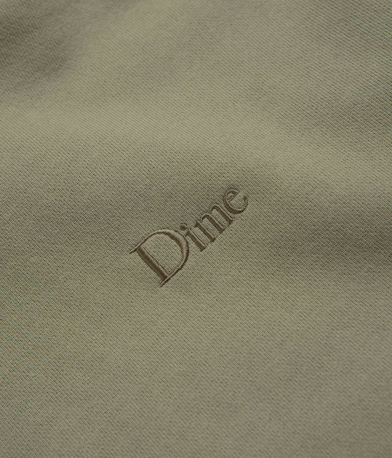 Dime Classic Small Logo Hoodie in Warm Khaki