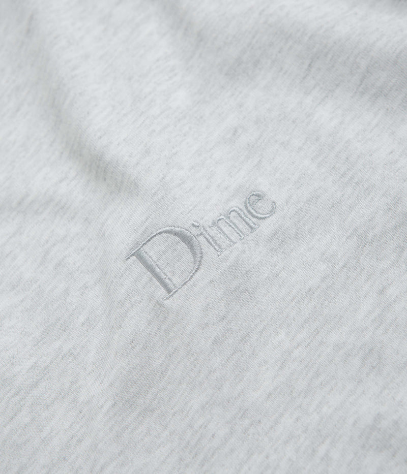 Dime Classic Small Logo T-Shirt in Ash