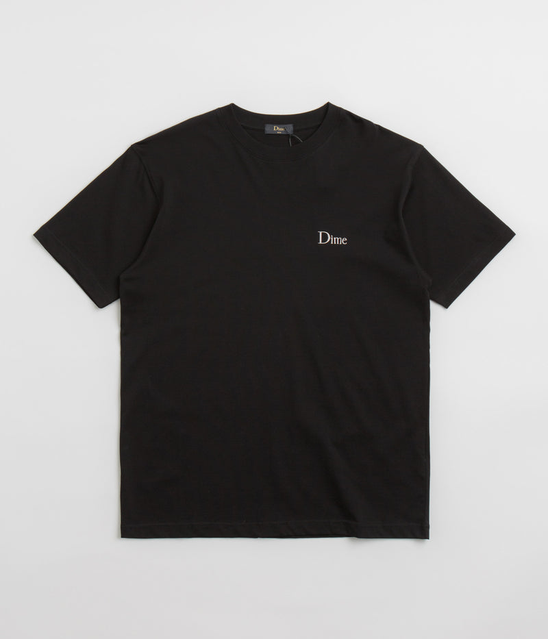 Dime Classic Small Logo T-Shirt in Black
