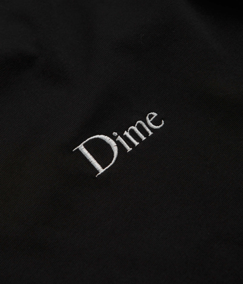 Dime Classic Small Logo T-Shirt in Black