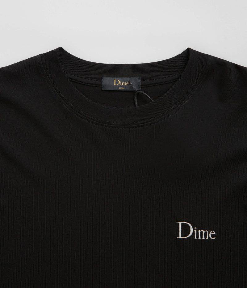 Dime Classic Small Logo T-Shirt in Black