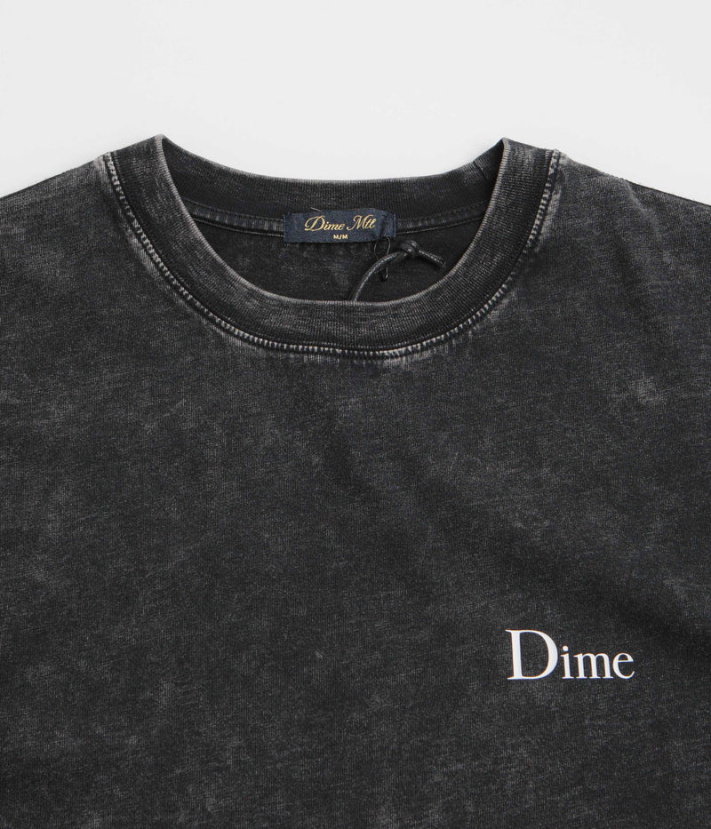 Dime Classic Small Logo T-Shirt in Faded Black