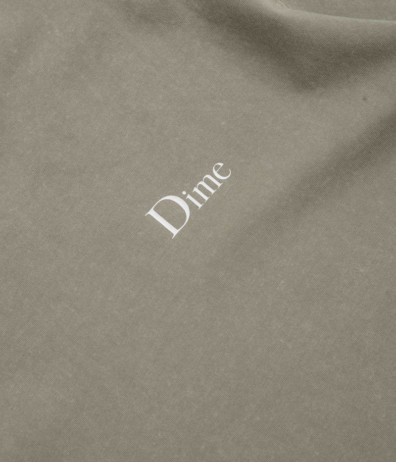 Dime Classic Small Logo T-Shirt in Faded Cement