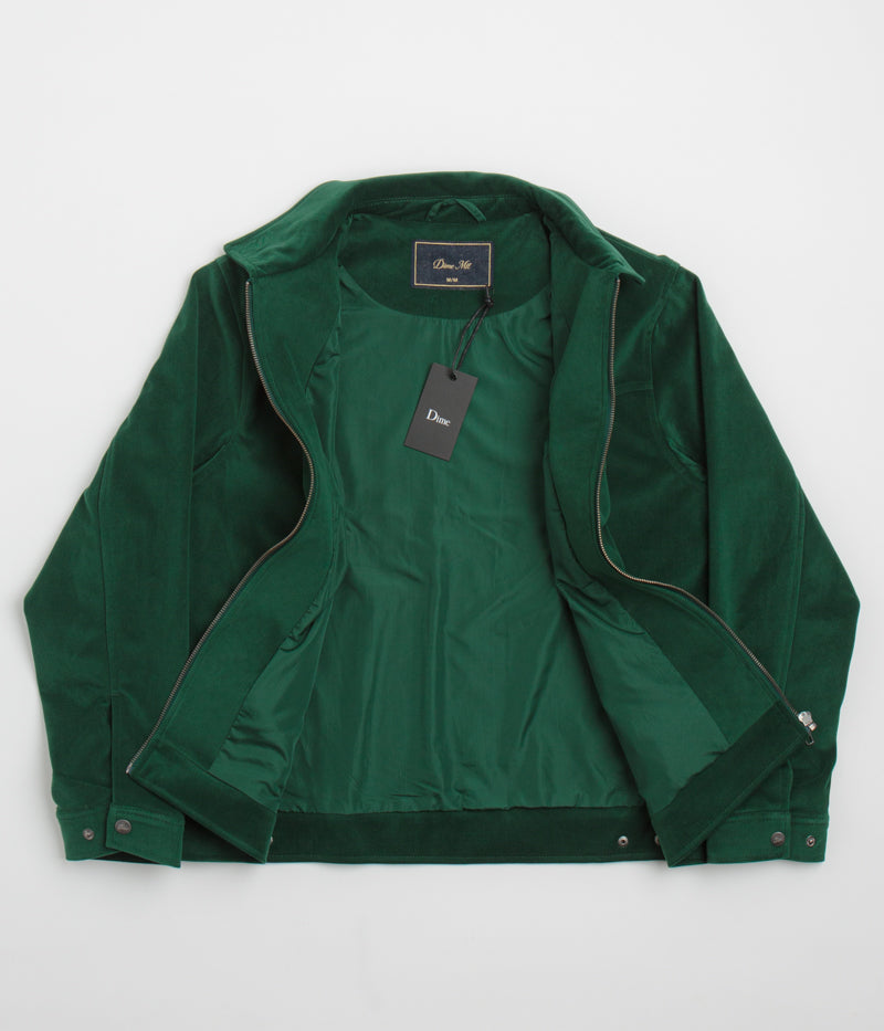 Dime Cord Zip Jacket in Emerald