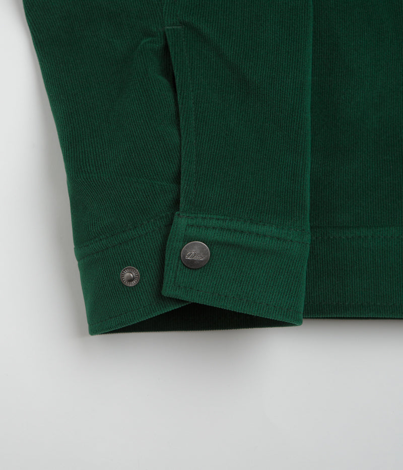 Dime Cord Zip Jacket in Emerald
