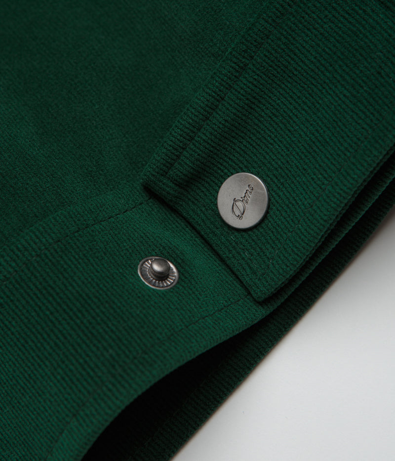 Dime Cord Zip Jacket in Emerald