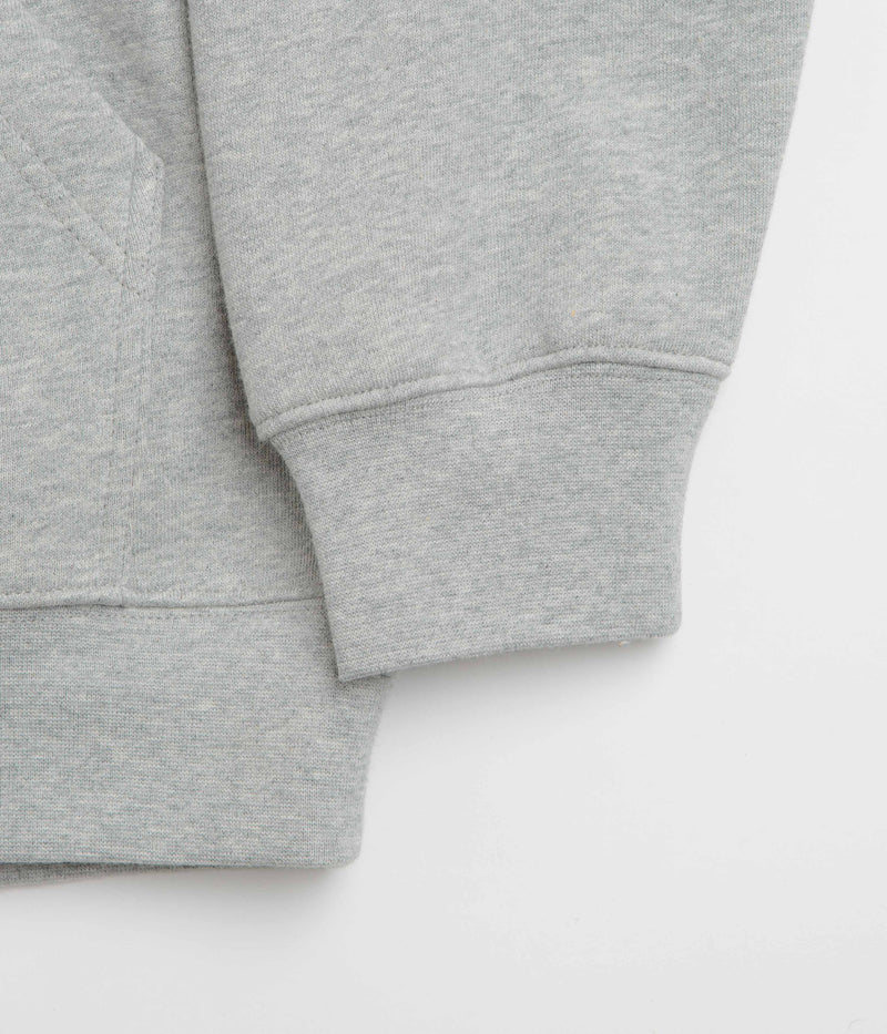 Dime Cursive Logo Hoodie in Heather Grey