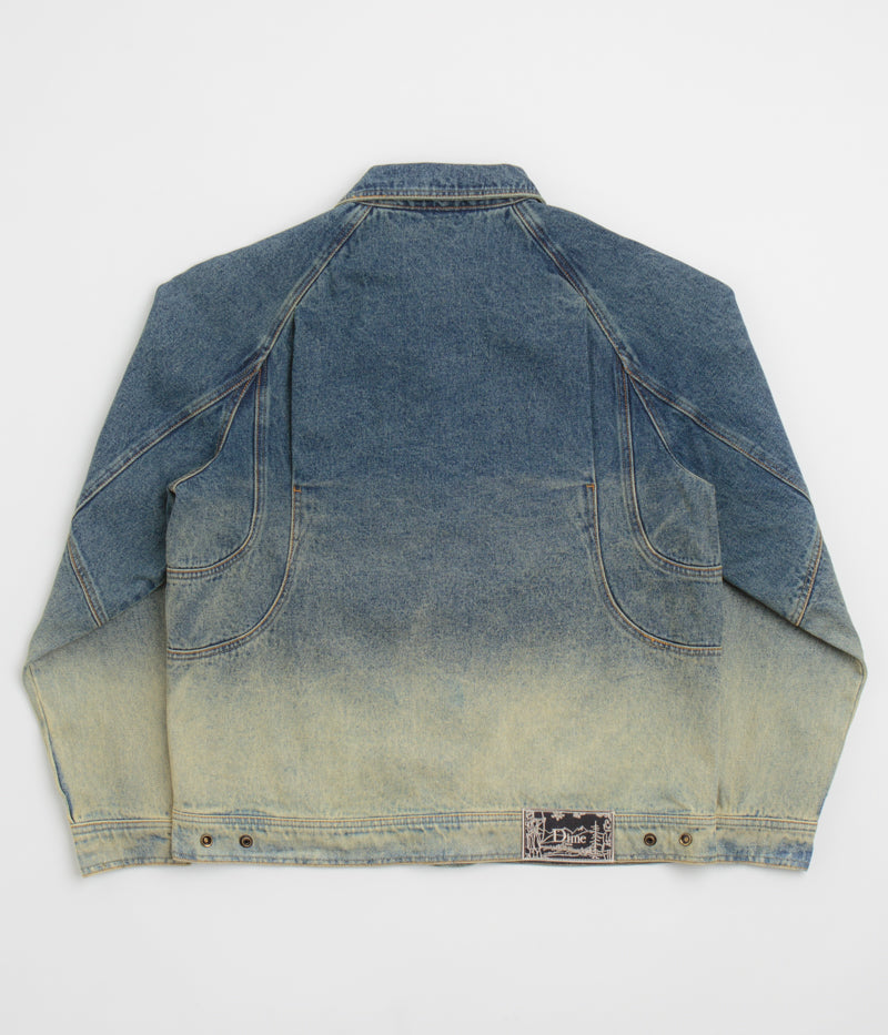 Dime Denim Jacket in Dipped Sandblasted Indigo