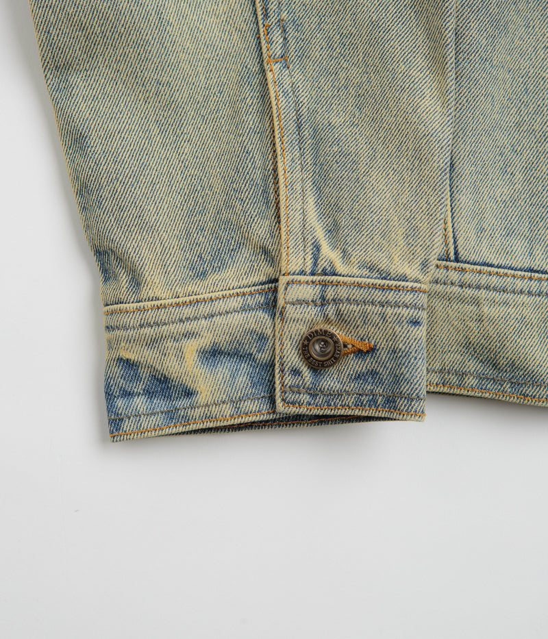 Dime Denim Jacket in Dipped Sandblasted Indigo