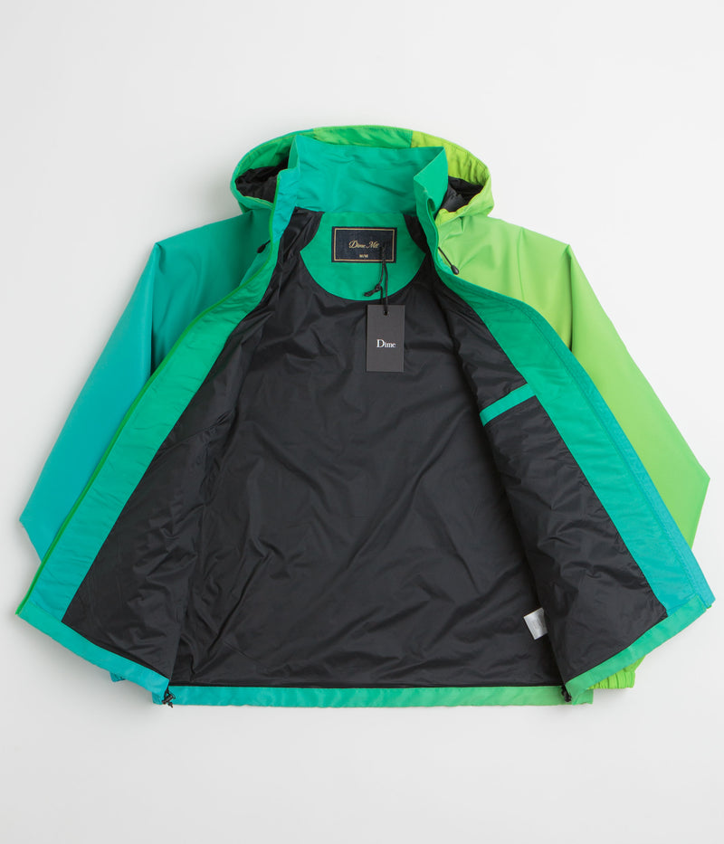 Dime Gradient Windbreaker Jacket in Green