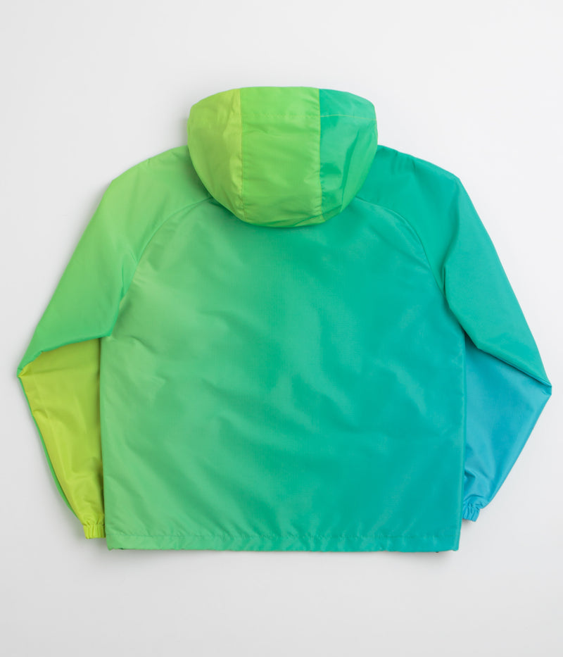 Dime Gradient Windbreaker Jacket in Green