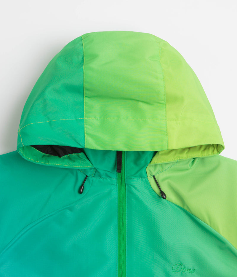 Dime Gradient Windbreaker Jacket in Green