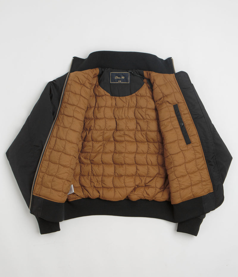 Dime Insulated Bomber Jacket in Black
